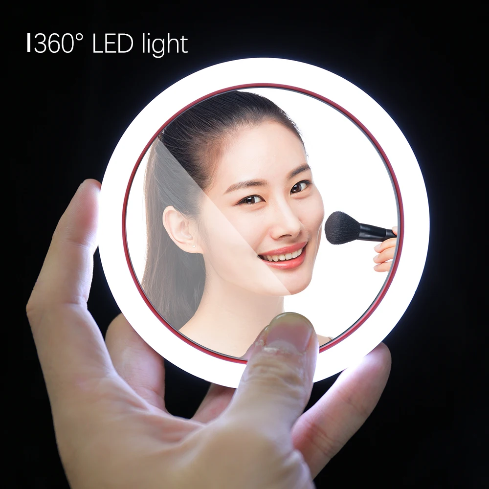 LED Wireless USB Charging Makeup Mirror Portable Mirror Circular Multifunctional Compact Travel Sensing Lighting Cosmetic Mirror
LED Wireless USB Charging Makeup Mirror Portable Mirror Circular Multifunctional Compact Travel Sensing Lighting Cosmetic Mirror