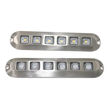 DY-SL120 6W 12W 18W RGB RGBW 원격 제어 흰색 12VDC 해양 보트 LED 수중 조명 요트 LED 보트