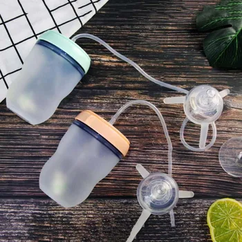 Silicone Baby Bottle Baby Milk Silicone Feeding Bottle Hand-free Long Straw Feeding Bottle Children Mamadeira Nipple Bottle
Silicone Baby Bottle Baby Milk Silicone Feeding Bottle Hand-free Long Straw Feeding Bottle Children Mamadeira Nipple Bottle