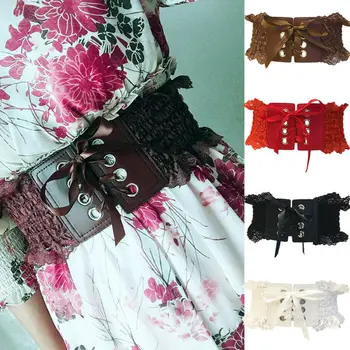 2020 New Fashion Women Wide Skinny Bowknot Waist Belt Womens Lace Floral Banage Elastic Stretch Cinch Dress Waistband Belts
2020 New Fashion Women Wide Skinny Bowknot Waist Belt Womens Lace Floral Banage Elastic Stretch Cinch Dress Waistband Belts