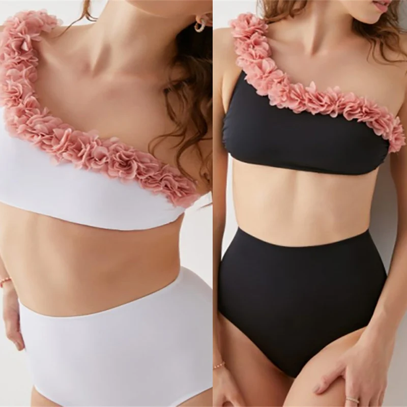 2019 Solid One Shoulder One Piece Swimsuit Decorate Flower Swim Set High Waist Black Bather White Sexy Bikini set XYS19068028
2019 Solid One Shoulder One Piece Swimsuit Decorate Flower Swim Set High Waist Black Bather White Sexy Bikini set XYS19068028