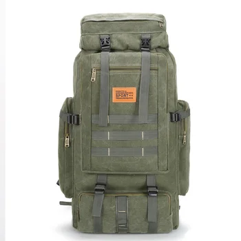 Large-capacity Backpack Canvas Drawstring Sling Mouth Backpack Multi-function Outdoor Travel Mountaineering Bag 80 Liters
Large-capacity Backpack Canvas Drawstring Sling Mouth Backpack Multi-function Outdoor Travel Mountaineering Bag 80 Liters