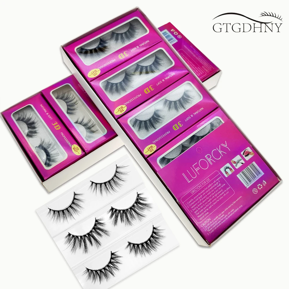 Wholesale 3D Mink False Eyelashes 10/20/30/50/pairs Fluffy Wispy Fake Lashes vender Natural Long Makeup Lash Extension In Bulk
Wholesale 3D Mink False Eyelashes 10/20/30/50/pairs Fluffy Wispy Fake Lashes vender Natural Long Makeup Lash Extension In Bulk