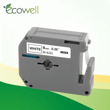Ecowell Label tape MK221 MK-221 M-K221 9mm Black on White label cartridge compatible for Brother P-Touch printer PT-70 PT-80
Ecowell Label tape MK221 MK-221 M-K221 9mm Black on White label cartridge compatible for Brother P-Touch printer PT-70 PT-80