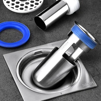 Stainless Steel Hair Catcher Kitchen Cleaning U Shaped Non-Return Water Backflow Preventer Easy Install Basement Floor Drain
Stainless Steel Hair Catcher Kitchen Cleaning U Shaped Non-Return Water Backflow Preventer Easy Install Basement Floor Drain