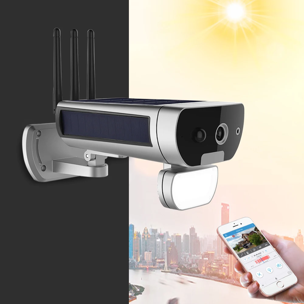 Solar Powered 2MP COMS sensor Outdoor WIFI IP Camera 1080P Resolution Security Waterproof Night Version wireless IP Camera
Solar Powered 2MP COMS sensor Outdoor WIFI IP Camera 1080P Resolution Security Waterproof Night Version wireless IP Camera