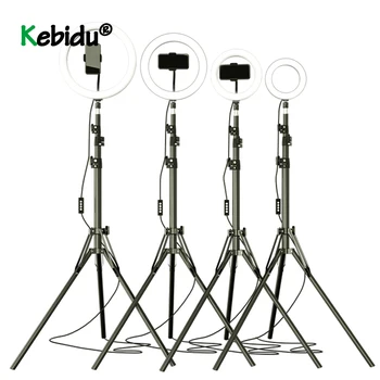 Universal LED Ring Light Photo Studio Camera Light Photography Dimmable Video Light For Makeup Selfie With Phone Holder 
Universal LED Ring Light Photo Studio Camera Light Photography Dimmable Video Light For Makeup Selfie With Phone Holder