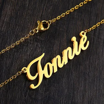 Personalized Name Necklace Custom Letter Pendant Necklace Customized Gold Plated Nameplate Jewelry Gift for Women Girls Men Boy
Personalized Name Necklace Custom Letter Pendant Necklace Customized Gold Plated Nameplate Jewelry Gift for Women Girls Men Boy