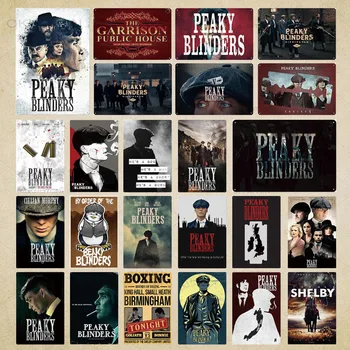 Peaky Blinders Metal Poster Tin Signs Metal Signs Vintage Metal Plate Pub Bar Man Cave Wall Decor
Peaky Blinders Metal Poster Tin Signs Metal Signs Vintage Metal Plate Pub Bar Man Cave Wall Decor