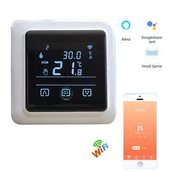 110V 230V ME108 Smart Wifi Thermost LCD Touch Screen Temperature Controller for Electric warm floor, Google Home, Alexa 
110V 230V ME108 Smart Wifi Thermost LCD Touch Screen Temperature Controller for Electric warm floor, Google Home, Alexa