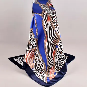 Spring 2020 leopard print silk Satin square Hairband hijab cool shawl ladies foulard femme headband hair bufanda mujer shawl
Spring 2020 leopard print silk Satin square Hairband hijab cool shawl ladies foulard femme headband hair bufanda mujer shawl