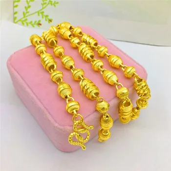 LUXURY 14K GOLD MEN'S NECKLACE FOR WEDDING ENGAGEMENT ANNIVERSARY JEWELRY YELLOW GOLD HOLLOW BEADED CHAIN NECKLACE GIFTS MALE
LUXURY 14K GOLD MEN'S NECKLACE FOR WEDDING ENGAGEMENT ANNIVERSARY JEWELRY YELLOW GOLD HOLLOW BEADED CHAIN NECKLACE GIFTS MALE
