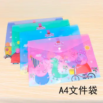 Peppa Pig Waterproof Pocket Plastic Kawaii A4 File Folder Bag Document Paper Organizer Case Office School Stationery Supplies
Peppa Pig Waterproof Pocket Plastic Kawaii A4 File Folder Bag Document Paper Organizer Case Office School Stationery Supplies