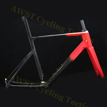 Gravel Bike Disc Frame With Flat Mount 140mm Thru Axel&Quik Release Exchange Disc Carbon Bicycle Frameset
Gravel Bike Disc Frame With Flat Mount 140mm Thru Axel&Quik Release Exchange Disc Carbon Bicycle Frameset