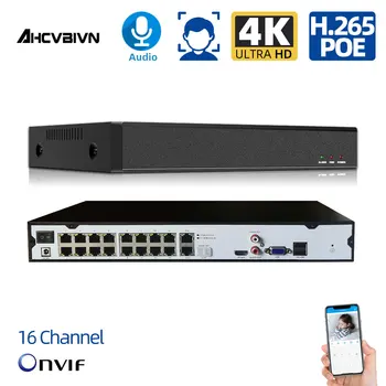 AHCVBIVN 4K 16 Channel NVR H.265+ 16CH NVR Face Detection 4 HDD Support ONVIF RTSP with 16 ports POE for For Security Kit
AHCVBIVN 4K 16 Channel NVR H.265+ 16CH NVR Face Detection 4 HDD Support ONVIF RTSP with 16 ports POE for For Security Kit