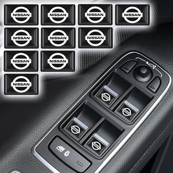 10PC 3D Car Styling Epoxy Resin Emblem Badge Sticker Decals For Nissan Juke Tiida Teana GTR 350Z 370Z 240SX ECT Auto Accessories
10PC 3D Car Styling Epoxy Resin Emblem Badge Sticker Decals For Nissan Juke Tiida Teana GTR 350Z 370Z 240SX ECT Auto Accessories