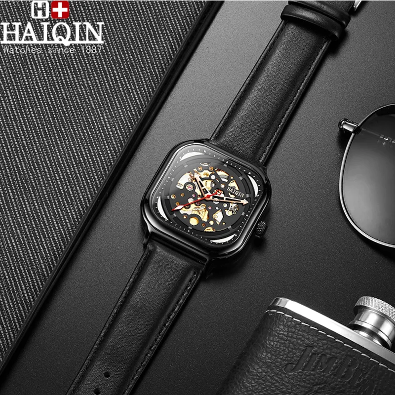 HAIQIN 2019 Men's mechanical watches automatic watch men wristwatches mens skeleton watch waterproof clock man relogio masculino
HAIQIN 2019 Men's mechanical watches automatic watch men wristwatches mens skeleton watch waterproof clock man relogio masculino