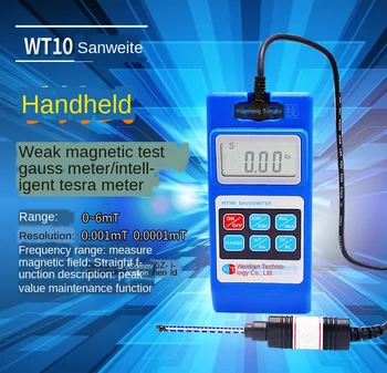 High-precision micromagnetic tester Gauss meter WT10E Tesla meter field strength meter residual magnetometer
High-precision micromagnetic tester Gauss meter WT10E Tesla meter field strength meter residual magnetometer