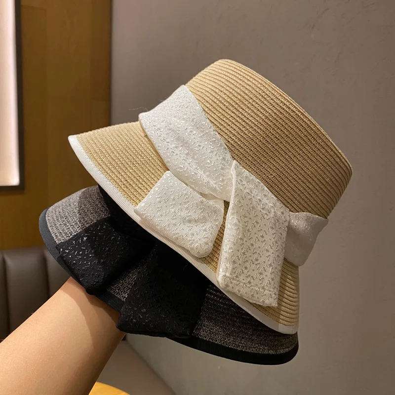 New Style Cape Straw Hat Lady Summer Wide Brim Flat Top Fisherman Bucket Hat Bowknot Korean Version Of Seaside Visors Hip Hop
New Style Cape Straw Hat Lady Summer Wide Brim Flat Top Fisherman Bucket Hat Bowknot Korean Version Of Seaside Visors Hip Hop