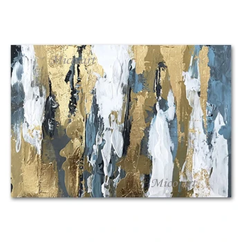 Latest Design Wall Decorative Item Gold Foil Canvas Abstract Oil Painting Hot Selling No Frame Wall Hanging Art Home Showpieces
Latest Design Wall Decorative Item Gold Foil Canvas Abstract Oil Painting Hot Selling No Frame Wall Hanging Art Home Showpieces
