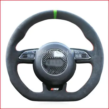 Custom Made Anti Slip Black Suede DIY Car Steering Wheel Cover for Audi S1 8X S3 8V Sportback S4 B8
Custom Made Anti Slip Black Suede DIY Car Steering Wheel Cover for Audi S1 8X S3 8V Sportback S4 B8