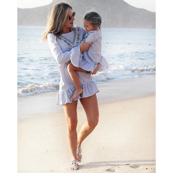 Mother and daughter clothes Nine Quarter Stripe Tassel Mini Dress Mom and daughter dress Family matching clothes Summer Outfits
Mother and daughter clothes Nine Quarter Stripe Tassel Mini Dress Mom and daughter dress Family matching clothes Summer Outfits