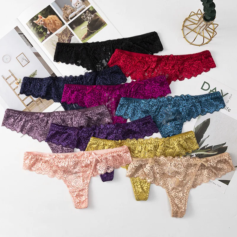 European Thong Pants Sexy Lace Panties Fashion Hollow Out Seamless T-Pants Low Waist Seamless G-String Female Sexy Lingerie
European Thong Pants Sexy Lace Panties Fashion Hollow Out Seamless T-Pants Low Waist Seamless G-String Female Sexy Lingerie