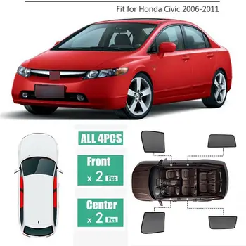 For Honda Civic 2006-2011 4Pcs Windows Sunshade UV Ray Protector Mesh Block Privacy Visor
For Honda Civic 2006-2011 4Pcs Windows Sunshade UV Ray Protector Mesh Block Privacy Visor