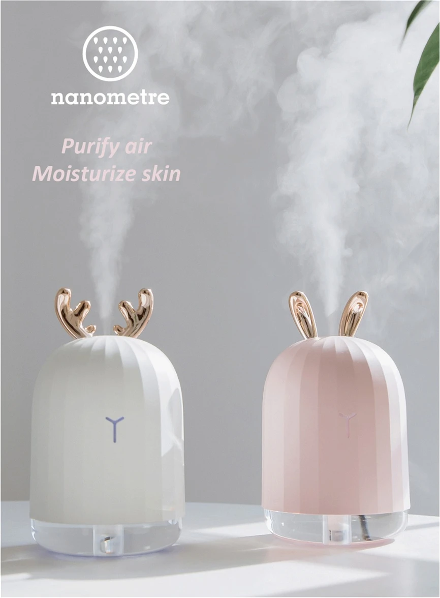 220ML USB Ultrasonic Air Humidifier Aroma Essential Oil Diffuser For Home Office Car Fogger Mist Maker With LED Night Lamp Gift
220ML USB Ultrasonic Air Humidifier Aroma Essential Oil Diffuser For Home Office Car Fogger Mist Maker With LED Night Lamp Gift