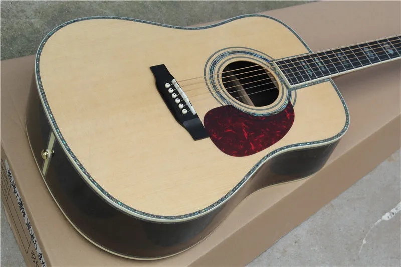 Оригинальная новая твердая акустическая гитара с верхом из ель тип D 45 модель 41