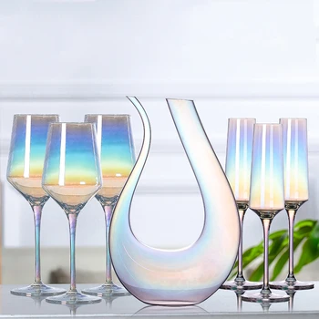 CRYSTAL GLASS RAINBOW RED WINE GLASS GOBLET HOME DRINKWARE CREATIVE U-SHAPED DECANTER WINE GLASS CHANPAGNE CUP DRINKING UTENSILS
CRYSTAL GLASS RAINBOW RED WINE GLASS GOBLET HOME DRINKWARE CREATIVE U-SHAPED DECANTER WINE GLASS CHANPAGNE CUP DRINKING UTENSILS