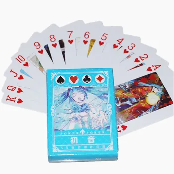 New 54 Pcs/Set Anime Hatsune Miku Poker Cards artoon Character Playing Cards Party Board Game Toy Gift
New 54 Pcs/Set Anime Hatsune Miku Poker Cards artoon Character Playing Cards Party Board Game Toy Gift