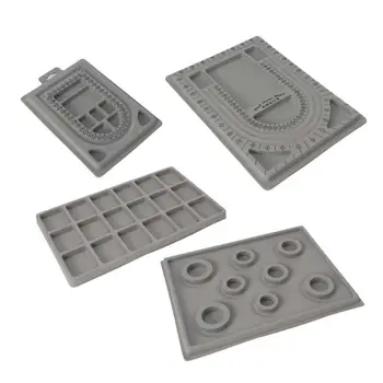 4Pcs Gray Flock Beads Tray Design Boards Kit DIY Beading Bracelet Epoxy Resin Jewelry Tools
4Pcs Gray Flock Beads Tray Design Boards Kit DIY Beading Bracelet Epoxy Resin Jewelry Tools