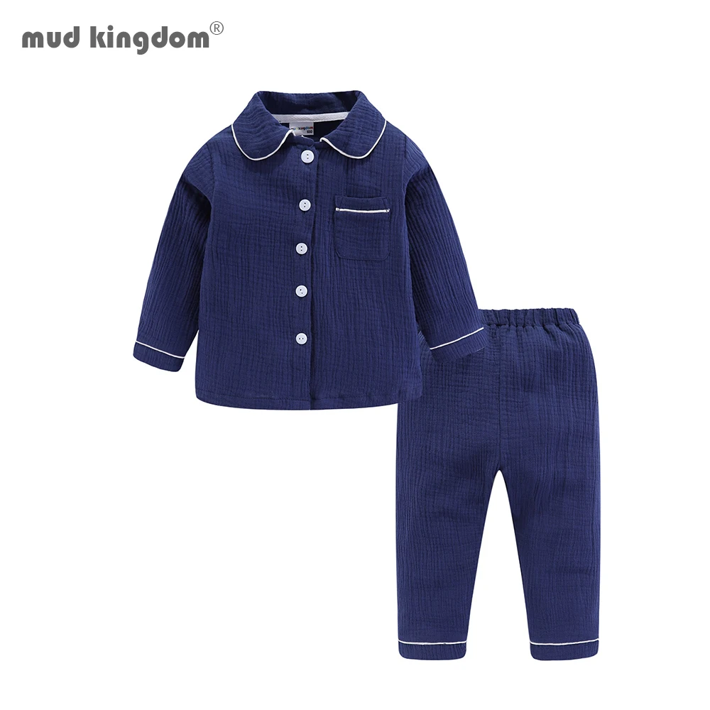Mudkingdom Boys Pajamas Set Plain Collared Long Sleeve Spring Autumn Kids Sleepwear Clothes Set
Mudkingdom Boys Pajamas Set Plain Collared Long Sleeve Spring Autumn Kids Sleepwear Clothes Set