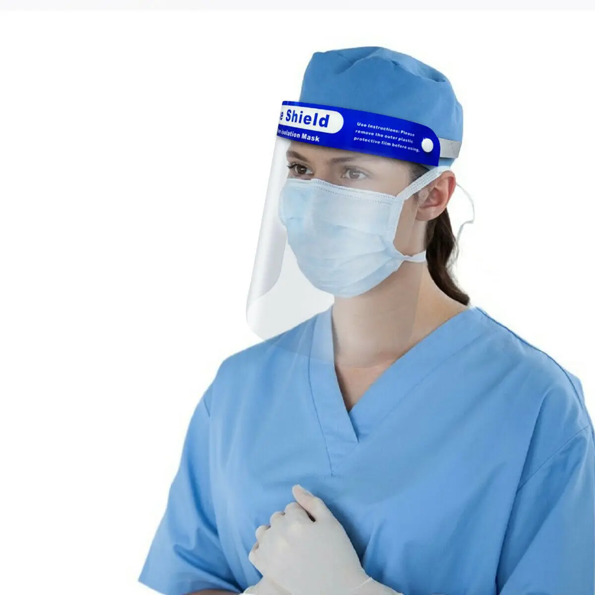 Mask Full Face Cover Protection Dustproof Splashproof Face Eye Nose Mouth Protection Plastic Transparent
Mask Full Face Cover Protection Dustproof Splashproof Face Eye Nose Mouth Protection Plastic Transparent
