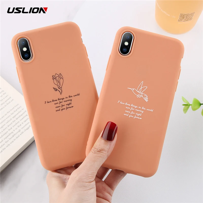 USLION Flowers Bird Mobile Phone Cases Cover For Iphone X XR XS MAX 7 8 7Plus 6 6S Plus 5 5S SE Soft Fitted Cover For Ipone 2019
USLION Flowers Bird Mobile Phone Cases Cover For Iphone X XR XS MAX 7 8 7Plus 6 6S Plus 5 5S SE Soft Fitted Cover For Ipone 2019