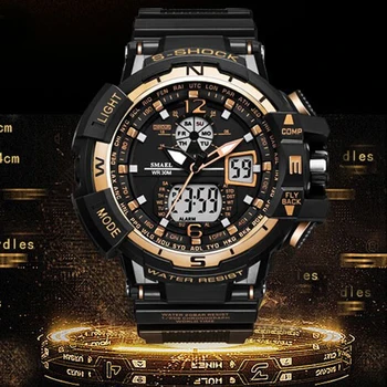 2019 New Casual Sport Watch Men G Style Waterproof Sports Military Watches S Shock Men's Luxury Analog Digital Quartz Wristwatch
2019 New Casual Sport Watch Men G Style Waterproof Sports Military Watches S Shock Men's Luxury Analog Digital Quartz Wristwatch