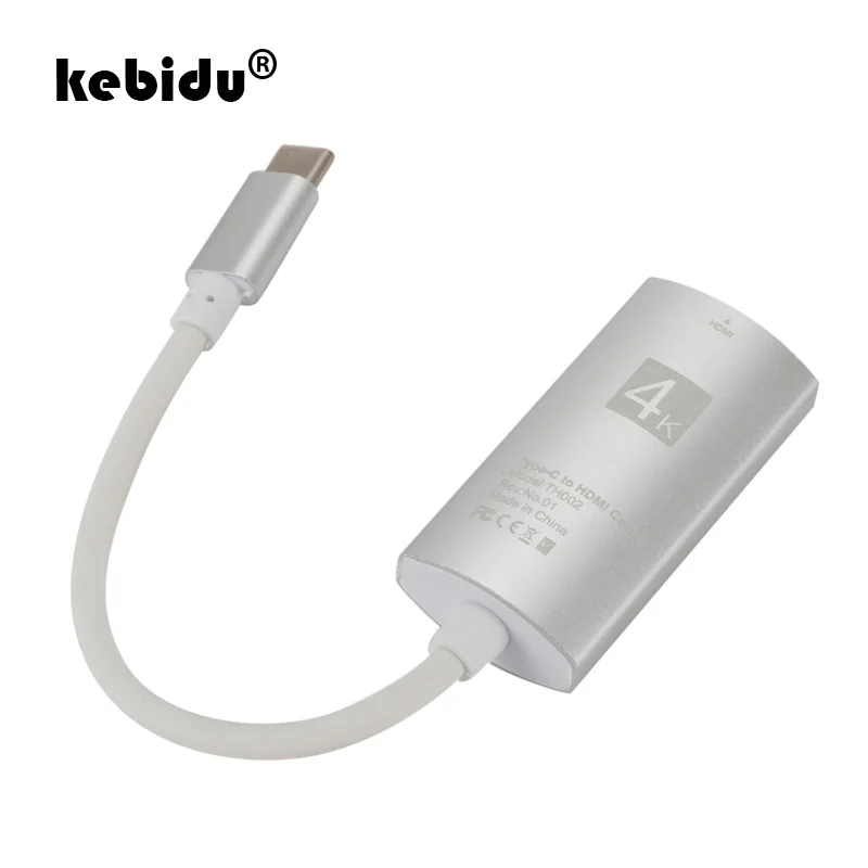 kebidu 4K*2K USB C Type-C Adapter Cable USB Type C to HDMI Converter for Samsung Galaxy S8 S9 Note 8 Macbook
kebidu 4K*2K USB C Type-C Adapter Cable USB Type C to HDMI Converter for Samsung Galaxy S8 S9 Note 8 Macbook