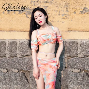 Belly Dance 2019 New belly dance skirt Suit Stage performance Dress Group clothes female belly dancing Top& Skirt set
Belly Dance 2019 New belly dance skirt Suit Stage performance Dress Group clothes female belly dancing Top& Skirt set