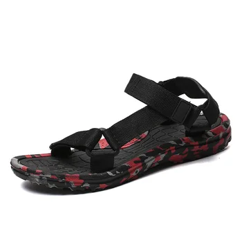 Summer Men Sandals Hook&loop Male Summer Shoes 2020 Fashion Breathable Casual Beach Shoes Size 39-48 Blue Green Sandals
Summer Men Sandals Hook&loop Male Summer Shoes 2020 Fashion Breathable Casual Beach Shoes Size 39-48 Blue Green Sandals