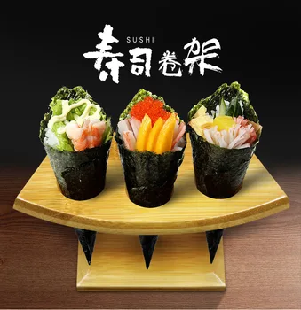 Sushi Roll Rack 1-5 Holes Customizable Hand Roll Wooden Exquisite Gift onigiri sushi set stand kitchen tools Rice ball holder
Sushi Roll Rack 1-5 Holes Customizable Hand Roll Wooden Exquisite Gift onigiri sushi set stand kitchen tools Rice ball holder