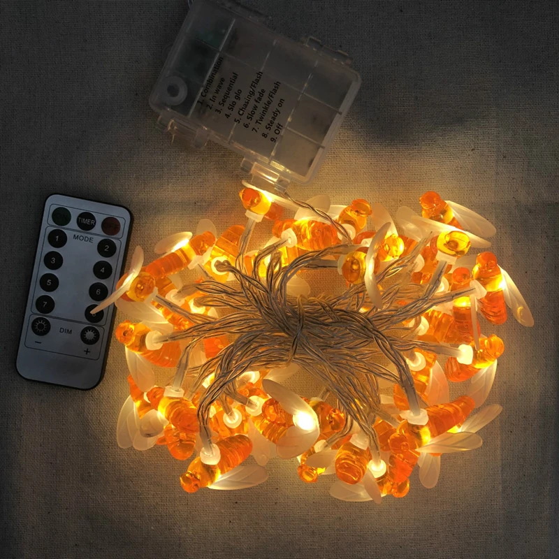 LED String lights bee string lights 8 functions battery style outdoor indoor bedroom window Christmas tree decoration 1pcs
LED String lights bee string lights 8 functions battery style outdoor indoor bedroom window Christmas tree decoration 1pcs