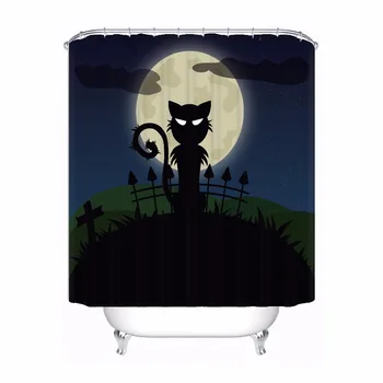 Custom Cat Black View Animals Waterproof Shower Curtain Home Bath Bathroom s Hooks Polyester Fabric Multi Sizes180509-22 
Custom Cat Black View Animals Waterproof Shower Curtain Home Bath Bathroom s Hooks Polyester Fabric Multi Sizes180509-22