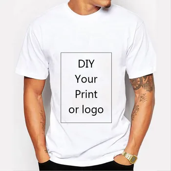 Customized Print T Shirt for Men DIY Your like Photo or Logo White Top Tees T-shirt Men's Size S-3XL Modal Heat Transfer Process
Customized Print T Shirt for Men DIY Your like Photo or Logo White Top Tees T-shirt Men's Size S-3XL Modal Heat Transfer Process