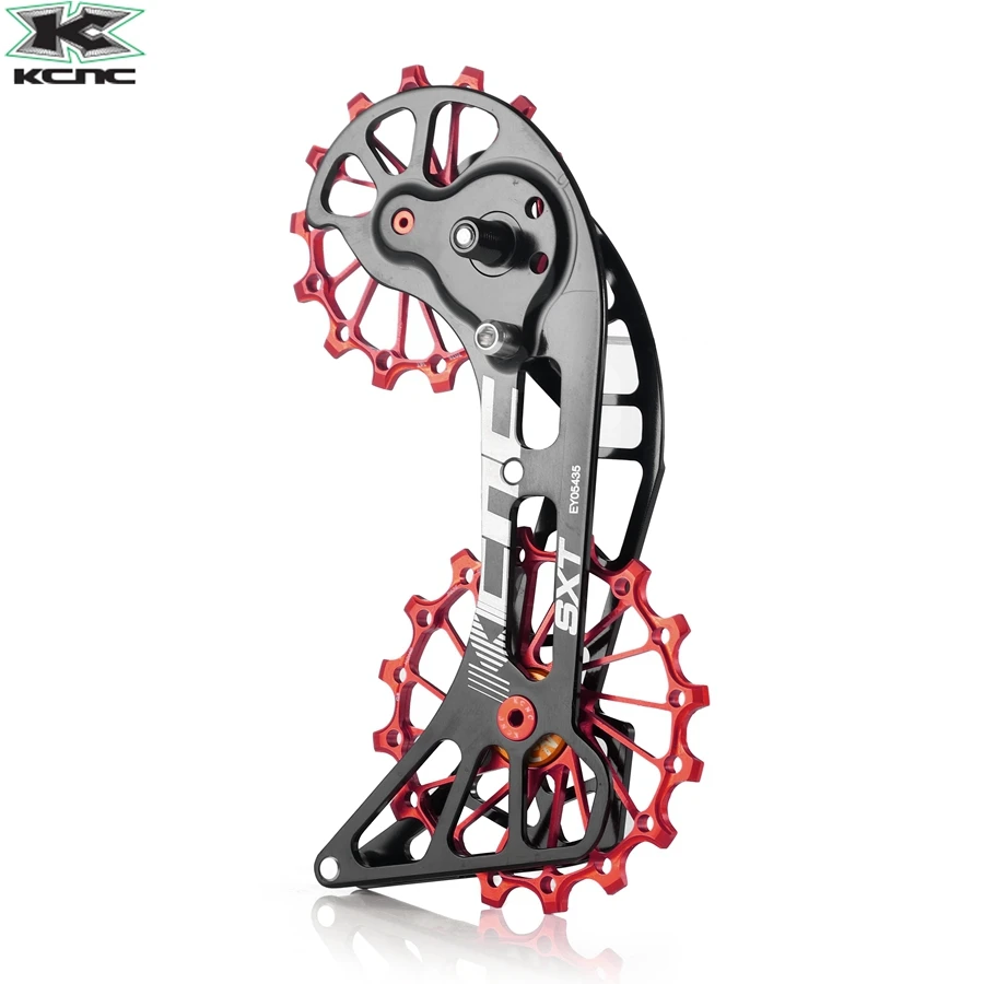 

KCNC SXT MTB Oversized Pulley Cage For XT 11s Deore M8000 M9000/M9050 SLX M7000 11s rear derailleur Pulley Guide 14T 16T 50G RED