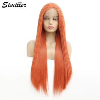 Similler Heat Resistant Middle Part Orange Natural Hairline Long Straight Synthetic Lace Front Wig For Women Cosplay
Similler Heat Resistant Middle Part Orange Natural Hairline Long Straight Synthetic Lace Front Wig For Women Cosplay