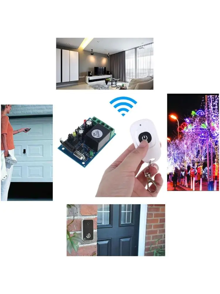 DC12V-24V LED Light Lamp Switch 1CH Wireless Remote Control RF Receiver Module Controller
DC12V-24V LED Light Lamp Switch 1CH Wireless Remote Control RF Receiver Module Controller