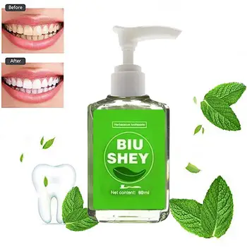 60ml Tooth Whitening Toothpaste Remove Plaque Stains Oral Odor Bright Teeth Fresh Breath Oral Care Tool
60ml Tooth Whitening Toothpaste Remove Plaque Stains Oral Odor Bright Teeth Fresh Breath Oral Care Tool