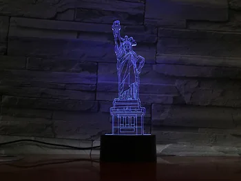 App Control USA Statue of Liberty 3D Lamp LED USB Nightlights Touch RGB Colors Changing Light Children Birthday Party Gifts
App Control USA Statue of Liberty 3D Lamp LED USB Nightlights Touch RGB Colors Changing Light Children Birthday Party Gifts