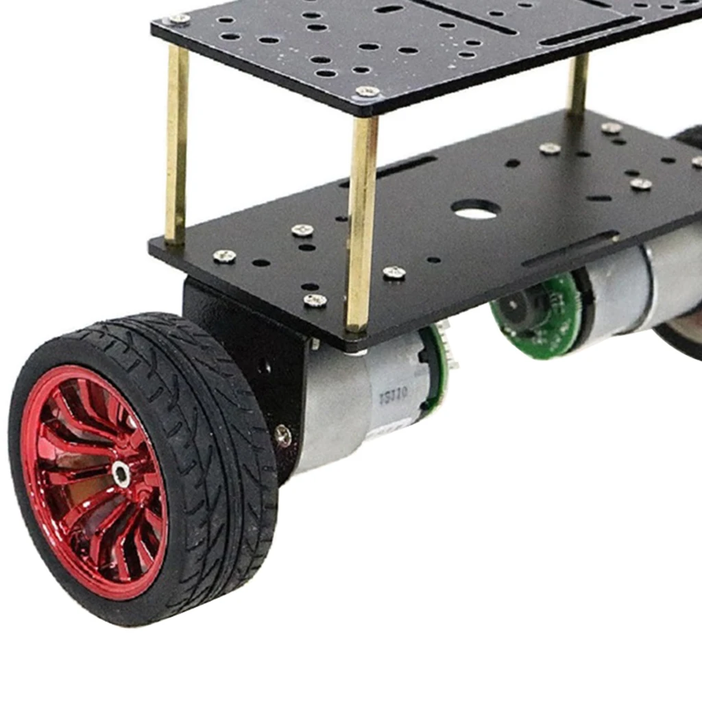 DC 12V Motor Double-deck 2-Wheeled Smart Robot Balancing Vehicle Chassis DC 12V Motor Double-deck 2-Wheeled Smart Robot Balancing Vehicle Chassis